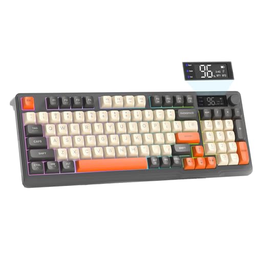 ZIYOU LANG M96 Wireless Gaming Silent Creamy 94Keys ANSI Membrane Keyboard